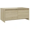 Image de vidaXL Table basse en chêne Sonoma 90x50x41,5 cm Matériau dérivé du bois