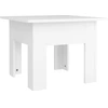 Image de vidaXL Table basse blanche 55x55x42 cm Bois composite