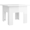 Image de vidaXL Table basse blanc brillant 55 x 55 x 42 cm en aggloméré