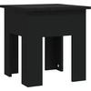 Image de vidaXL Table basse noire 40x40x42 cm Bois composite