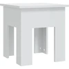 Image de vidaXL Table basse blanc brillant 40x40x42 cm Bois composite
