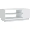 Image de vidaXL Table basse blanche 102x55x43 cm Bois composite