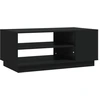 Image de vidaXL Table basse noire 102x55x43 cm Bois composite