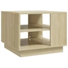 Image de vidaXL Table basse en chêne Sonoma 55x55x43 cm Matériau dérivé du bois