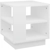 Image de vidaXL Table basse blanche 40x40x43 cm Bois composite