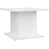 Image de vidaXL Table basse blanche 55,5x55,5x40 cm Bois composite