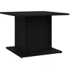 Image de vidaXL Table basse noire 55,5x55,5x40 cm Bois composite