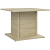 Image de vidaXL Table basse en chêne Sonoma 55,5x55,5x40 cm Matériau dérivé du bois