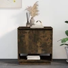 Image de vidaXL Sideboard chêne fumé 70x41x75 cm bois composite