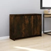 Image de vidaXL Sideboard chêne fumé 102x33x75 cm bois composite