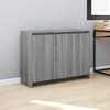 Image de vidaXL Sideboard Gris Sonoma 102x33x75 cm Bois composite