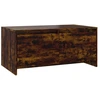 Image de vidaXL Table basse chêne fumé 90x50x41,5 cm Bois composite