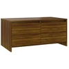 Image de vidaXL Table basse marron imitation chêne 90x50x41,5 cm Bois composite