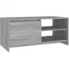Image de Table basse Gris Sonoma 102x50x45 cm bois composite