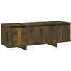 Image de vidaXL Armoire TV chêne fumé 120x30x40,5 cm Bois composite