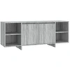 Image de vidaXL Armoire TV Gris Sonoma 130x35x50 cm Bois composite