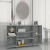 Image de vidaXL Sideboard Gris Sonoma 120x30x75 cm Bois composite