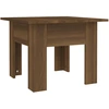 Image de vidaXL Table basse marron imitation chêne 55x55x42 cm Bois composite