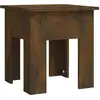Image de vidaXL Table basse chêne fumé 40x40x42 cm bois composite