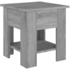 Image de vidaXL Table basse Gris Sonoma 40x40x42 cm Bois composite
