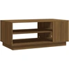 Image de vidaXL Table basse marron imitation chêne 102x55x43 cm Bois composite