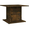 Image de vidaXL Table basse chêne fumé 55,5x55,5x40 cm Bois composite