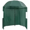 Image de Parasol de plage vidaXL vert 220 x 185 cm