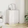 Image de vidaXL Sideboard Blanc 60x34x75 cm Pin massif