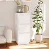 Image de vidaXL Sideboard Blanc 32x34x75 cm Pin massif