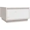 Image de vidaXL Table basse blanche 55x56x32 cm pin massif
