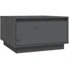 Image de vidaXL Table basse Gris 55x56x32 cm Pin massif