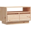 Image de vidaXL Armoire TV 60x35x37 cm pin massif