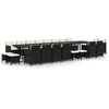 Image de 21 pcs. salon de jardin avec coussins noir poly rotin