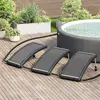 Image de vidaXL Panneaux solaires chauffants courbes pour piscine 3 pcs. 110x65 cm