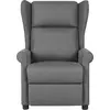 Image de vidaXL Fauteuil relax gris clair Tissu