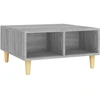 Image de vidaXL Table basse Gris Sonoma 60x60x30 cm Bois composite