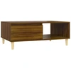 Image de vidaXL Table basse marron imitation chêne 90x60x35 cm Bois composite