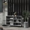 Image de vidaXL Sideboard Gris Sonoma 103,5x35x70 cm Matériau dérivé du bois