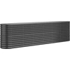 Image de vidaXL Lit surélevé Acier revêtu par poudre 260x40x68 cm Anthracite