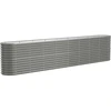 Image de VIDAXL -Pflanzer 332x40x68 cm Pulver -Stahlgrau grau
