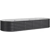 Image de VIDAXL -Planungsbox 224x80x36 cm Pulver -beschichteter Stahl -Anthrazit -Verschärfen