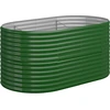 Image de VIDAXL -Planungsbox 152x80x68 cm Pulver -Stahlgrün