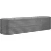 Image de VIDAXL -Planungsbox 296x80x68 cm Pulver -Stahlgrau grau