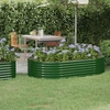 Image de VIDAXL -Planungsbox 175x100x36 cm Pulver -beschichtetes Stahlgrün