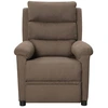 Image de vidaXL Fauteuil relax Taupe Tissu