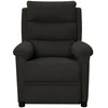 Image de vidaXL Fauteuil de massage noir tissu