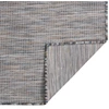Image de vidaXL Tapis d'extérieur tissé plat 80x150 cm brun et bleu