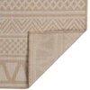Image de vidaXL Tapis d'extérieur tissé plat 200x280 cm brun rayé