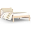 Image de vidaXL Lit en bois massif de pin 100x200 cm