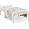 Image de vidaXL Lit en bois massif 75x190 cm